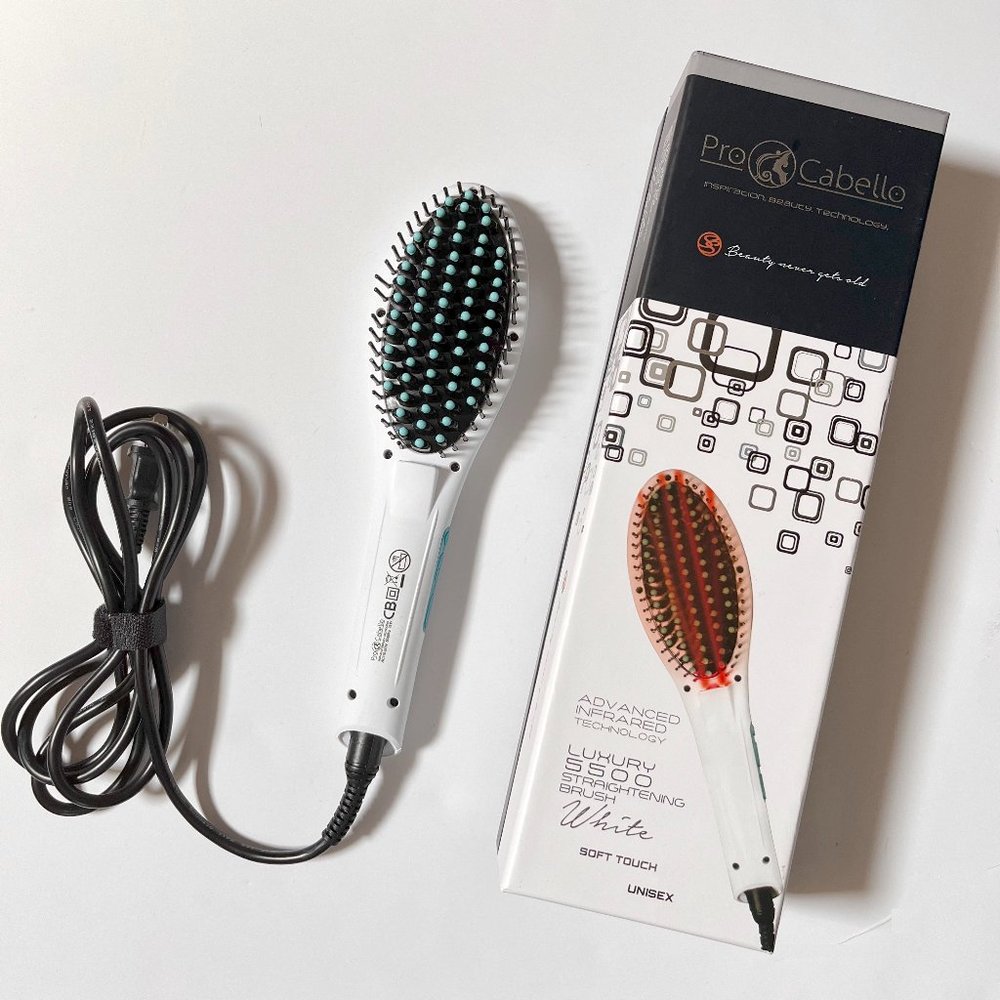 Straightening Brush Luxury 5500 Advanced Infrared Technology Soft Touch